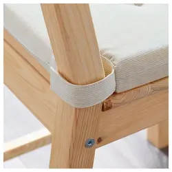 پد صندلی رنگ سفید آیکیا مدل JUSTINA