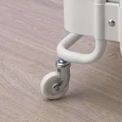 ترولی آیکیا رنگ سفید مدل RÅSKOG