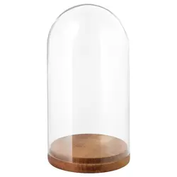 حباب شیشه ای پایه چوب آیکیا مدل HÄRLIGA
