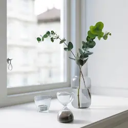 ساعت شنی دکوراتیو 10 سانتی متر آیکیا مدل EFTERTANKA decorative hourglass, sand