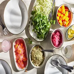 ست کاسه 4 تایی خاکستری آیکیا مدل GLADELIG