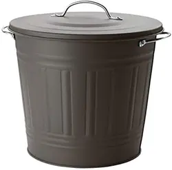 سطل زباله آیکیا رنگ خاکستری 16 l مدل KNODD