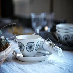 کاسه طرح دار ۱۱ سانتی متری آیکیا مدل FRIKOSTIG bowl, white/grey