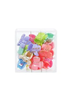 کلیپس ریز مینیسو Mini Colored Hair Claw Clip