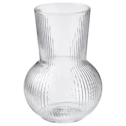 گلدان بلور شیاردار آیکیا مدل PADRAG
