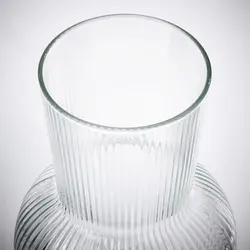 گلدان بلور شیاردار آیکیا مدل PADRAG