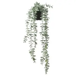 گلدان گل ریسه ای آیکیا مدل FEJKA artificial plant, eucalyptus