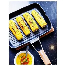 ماهیتابه گریل آیکیا مدل GRILLA grill pan, black