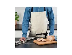 دستمال آشپزخانه آیکیا، مدل RÖDKNOT ، مشکی طرح دار، 45x60 سانتی متر