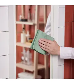 دستمال میکروفیبر آیکیا، مدل PEPPRIG، چند رنگ، 28x28 سانتی متر، 2 عدد