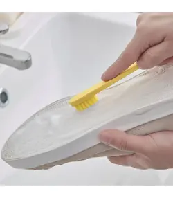 ست برس کفش ایکیا، مدل PEPPRIG، زرد/سبز، 2 عددی