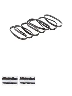 کش مو مینیسو، مدل Rubber Band (Black)، مشکی، ۱۰۰ عدد