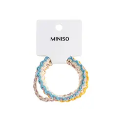 کش مو مینیسو، مدل Rubber Band، طرح بافت، ۳ عدد