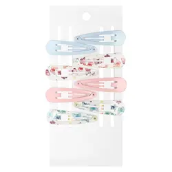 گیر مو چفتی مینیسو، مدل Hair Clips Set، رنگی، 8عدد