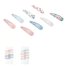 گیر مو چفتی مینیسو، مدل Hair Clips Set، رنگی، 8عدد