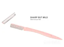 تیغ ابرو مینیسو، مدل MINISO Luxurious Eyebrow Razor 3 Pcs (Random)، سفید/صورتی، 3 عددی
