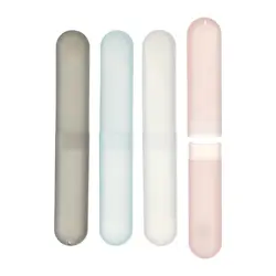 کاور مسواک مینیسو، مدل Portable Toothbrush Containers، آبی/صورتی/خاکستری/ سفید