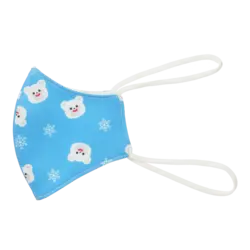 ماسک تنفسی صورت مینیسو، مدل Miniso Zoo Series Printed Face Mask for Kids ، خرس قطبی، آبی