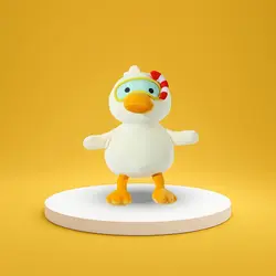 عروسک اردک غواص مینیسو  PLUSH MINISO DUCK PLUSH