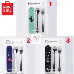 ست قاشق و چنگال با باکس  miniso