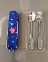 ست قاشق و چنگال با باکس  miniso