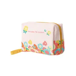 کیف ابزار مینیسو سری گل آفتابگردان Sunrise Sunflowers Cosmetic Bag(Pink)