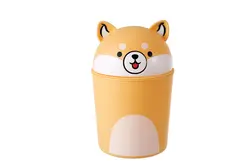 سطل زباله مینیسو طرح شیبا Mini Family Sports Desktop Trash Can(Shiba)