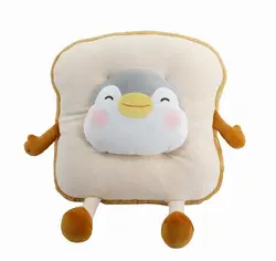 کوسن پد مربع مینیسو طرح پنگوین Cartoon Series Sliced Bread Design Seat Cushion(Penguin)