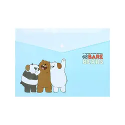پوشه A4 مینیسو طرح ما خرسها 2 عدد  We Bare Bears- Horizontal File Folder (2 Pack)