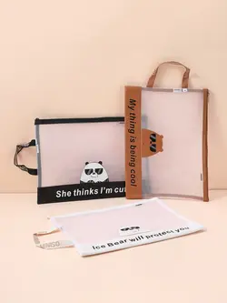 پوشه A4 مینیسو طرح ما خرسها We Bare Bears- A4 Document Bag