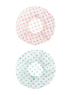 کلاه حمام مینیسو 2 عددی مدل Wavy Dots Waterproof Shower Caps 2 pcs