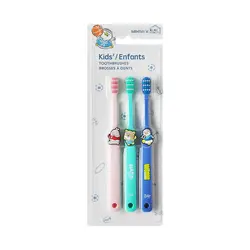 مسواک کودک مینیسو 3 عددی miniso mini family sports lovely toothbrushes for kids