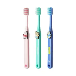 مسواک کودک مینیسو 3 عددی miniso mini family sports lovely toothbrushes for kids