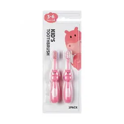 مسواک کودک مینیسو طرح اسب آبی Brosse à dents Hippo Kids (2ps)