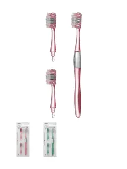 مسواک مینیسو با 3 سر تعویضی Toothbrush With Replaceable Heads 1 Handle 3 Heads