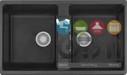 سينک گرانيتي جنرال کد G320 مشکي