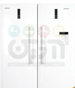 يخچال و فريزر دو قلو سفيدچرم گروشه YD-FD77W