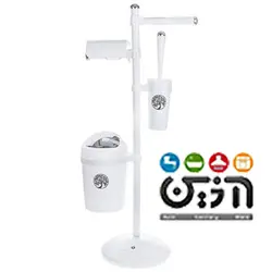 ست 4 کاره ساويس سفيد کروم