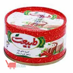 کنسرو ماهی تون فلفلی طبیعت