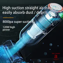 جاروبرقی شارژی خودرو