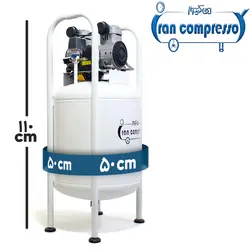 کمپرسور باد 80 لیتری اویل فری 2 قطبی (2800 دور در دقیقه)