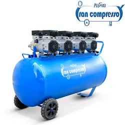 کمپرسور باد 350 لیتری اویل فری 4 موتوره ( 4 * 800w )