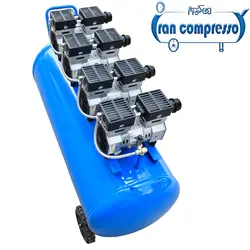 کمپرسور باد 350 لیتری اویل فری 4 موتوره ( 4 * 800w )