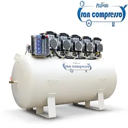 کمپرسور باد 1000 لیتری اویل فری | 5 موتور 1600 وات