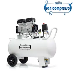 پمپ باد 70 لیتری اویل فری 800 وات + فن توربو