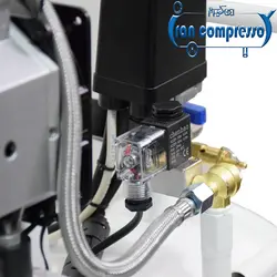 پمپ باد 70 لیتری اویل فری 800 وات + فن توربو