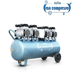 کمپرسور باد 300 لیتری اویل فری 4 موتوره ⭐ 4*1600w