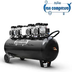 کمپرسور باد 500 لیتری اویل فری / سایلنت 4 موتور (4*1600w)