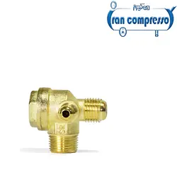 شیر یکطرفه پمپ باد سایز 3/8 اینچ