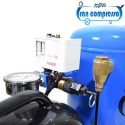 کمپرسور باد 10 لیتری یخچالی 2 موتوره (16 بار)